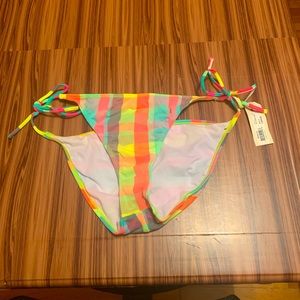 Arizona Jean Co. Multicolor Swimsuit Bikini Bottom Womens Juniors New